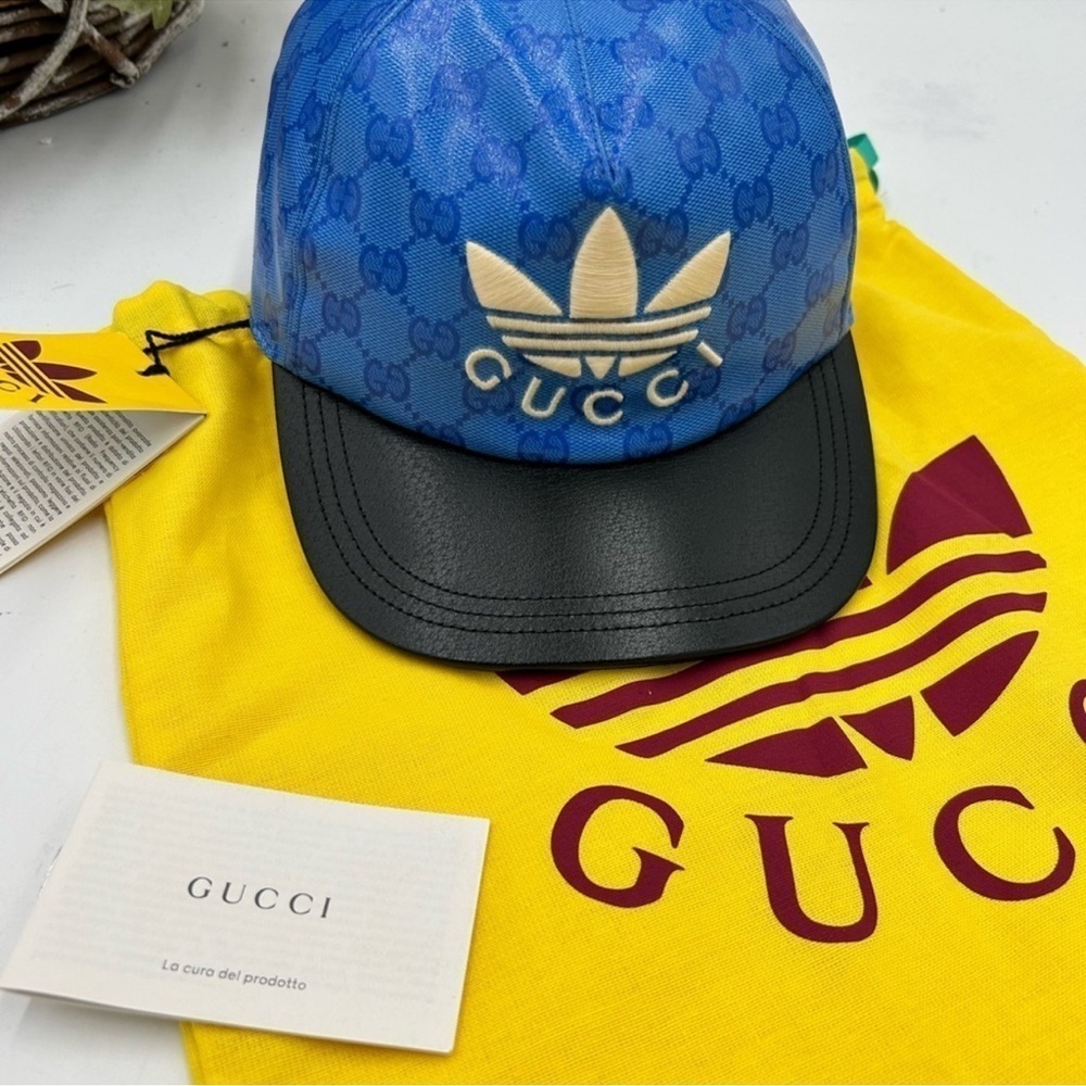 Men’s Gucci, X Adidas, baseball cap size medium adjustable made in Italy - Picture 3 of 8